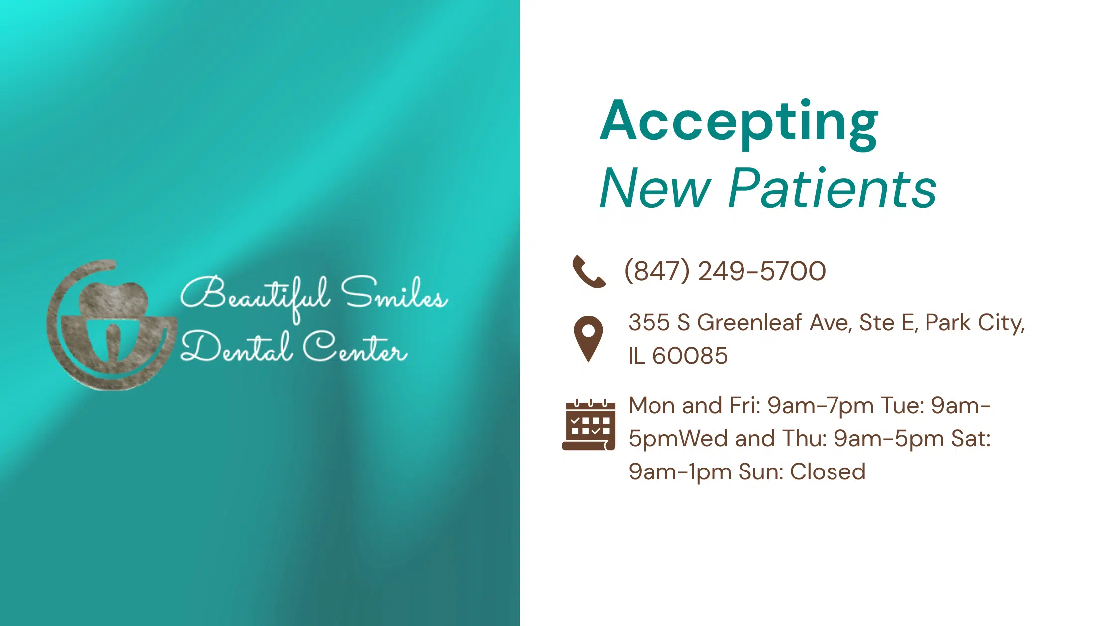 Accepting New Patients In Beautiful Smiles