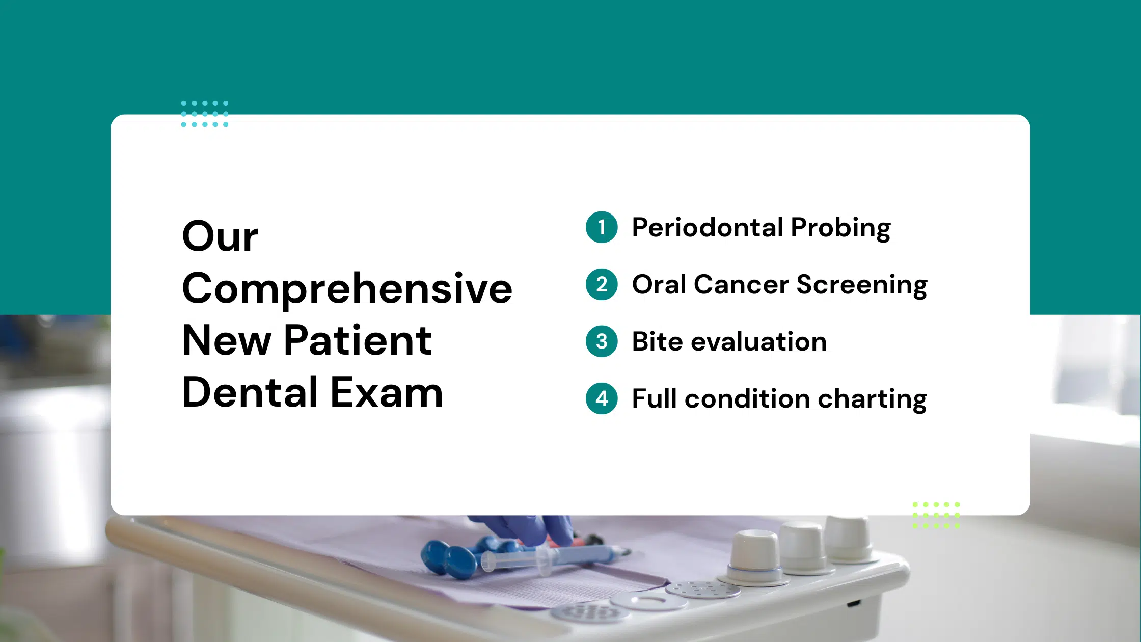 Comprehensive New Patient Dental Exams Gurnee and Park City, IL